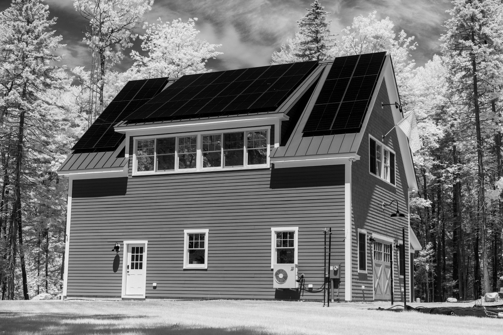 Fassade eines Wohnhauses